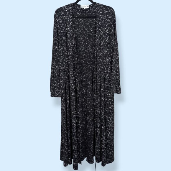Ines De La Fressange Black Starry Wrap Dress - Picture 7 of 10